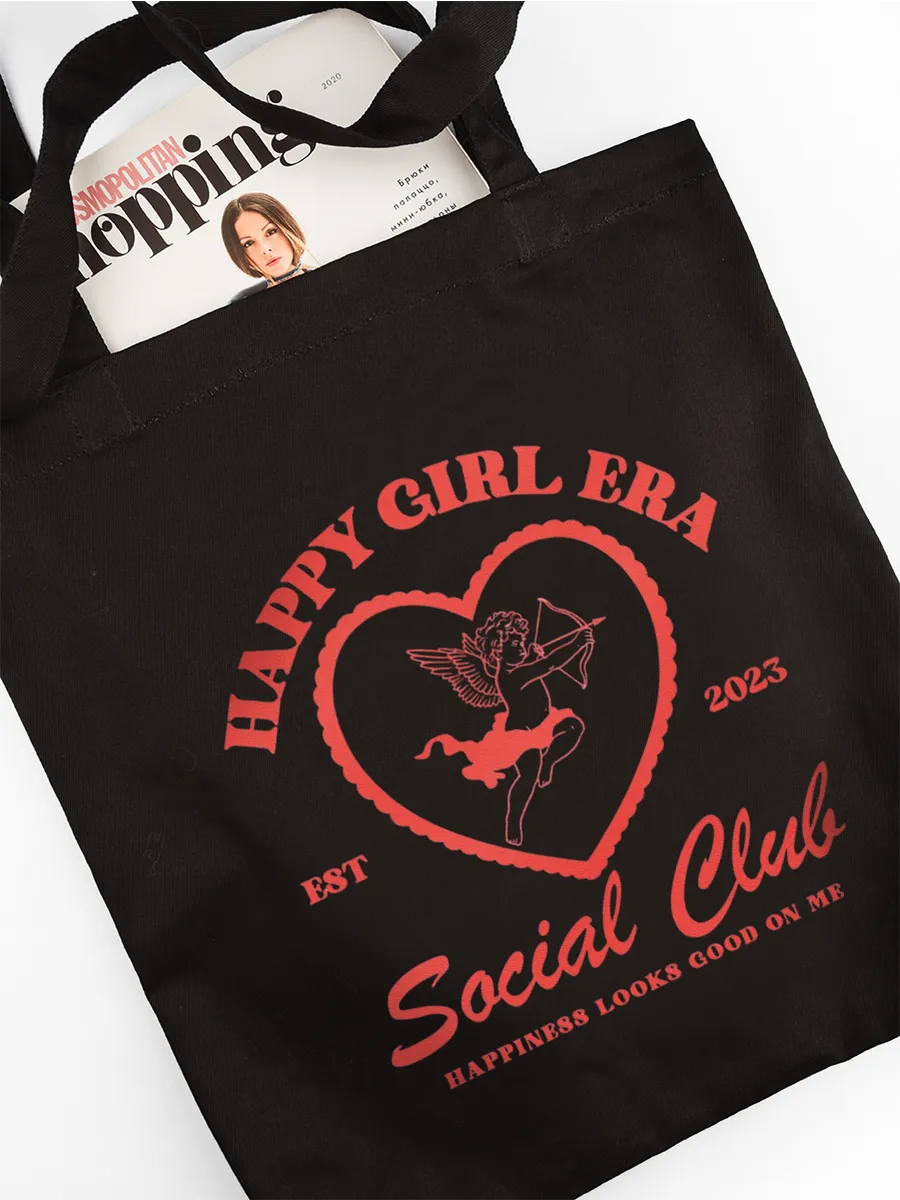 Сумка шоппер "Happy girl era"